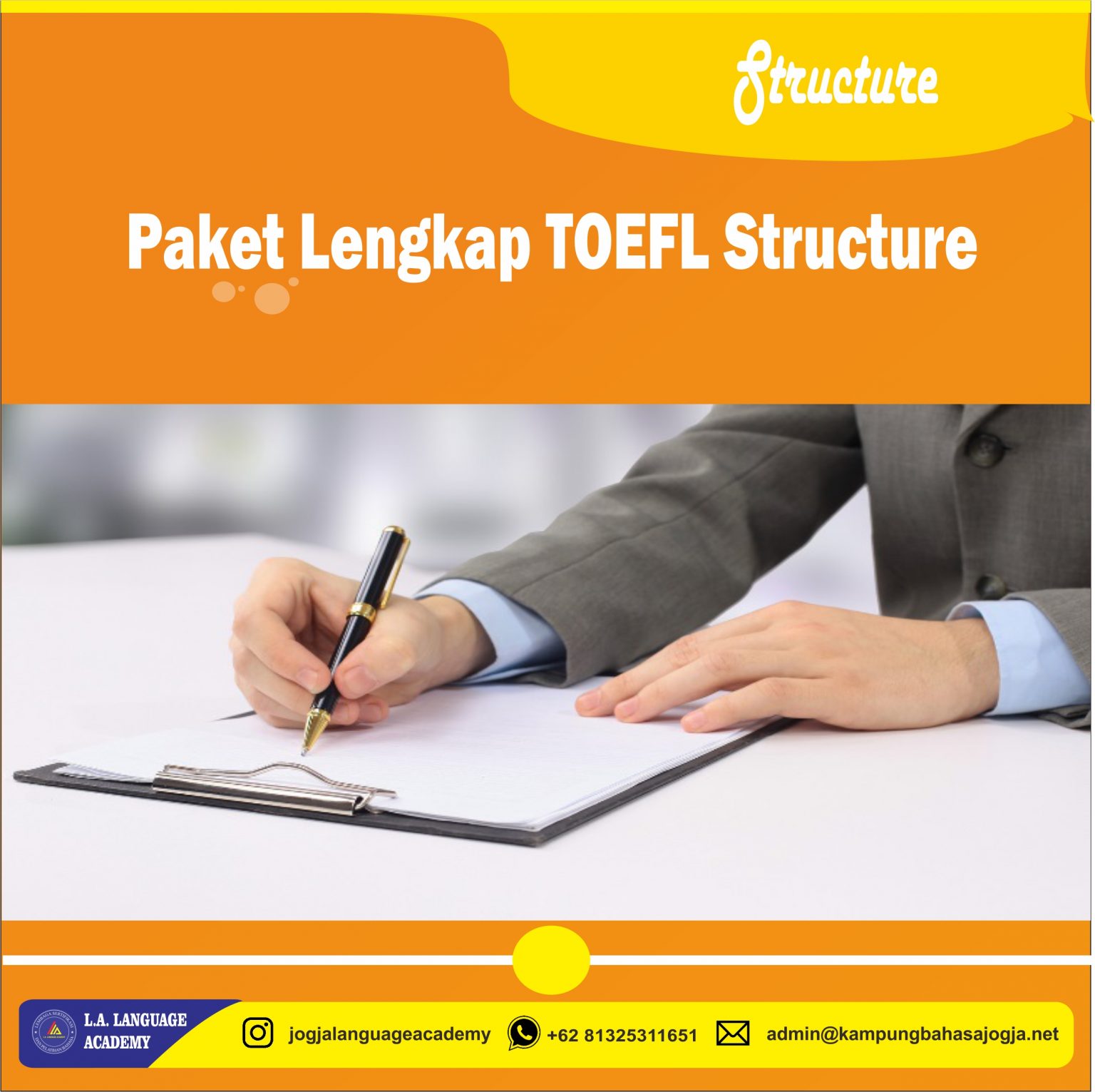 Paket Lengkap TOEFL Structure – Kampung Bahasa